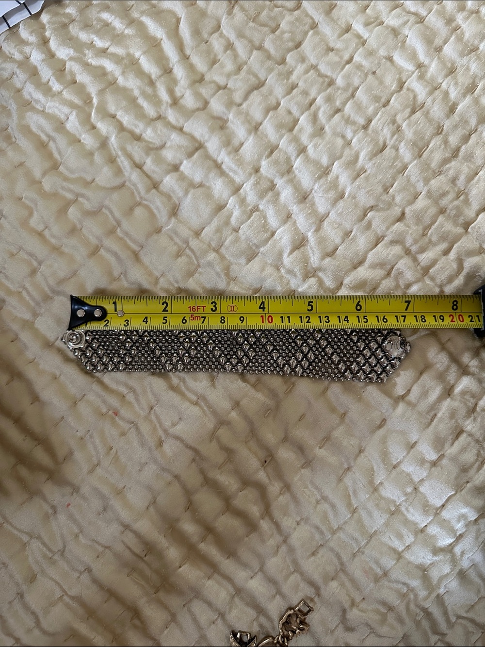 Sergio Guitierrez Antique Silver Liquid Metal Statement Bracelet - Picture 7 of 8